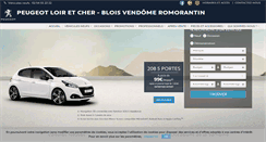 Desktop Screenshot of peugeot-blois.fr