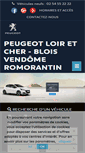 Mobile Screenshot of peugeot-blois.fr